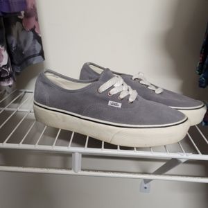Vans platform suede classics